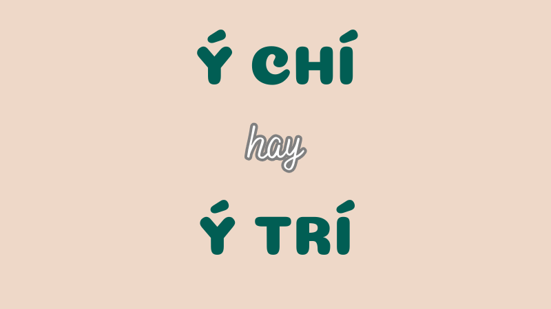 ý trí hay ý chí