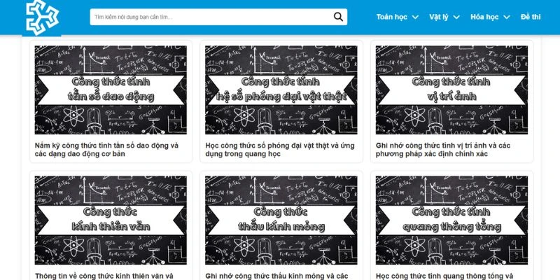 Nền tảng cung cấp những bài giảng chi tiết giúp học sinh hiểu rõ bản chất